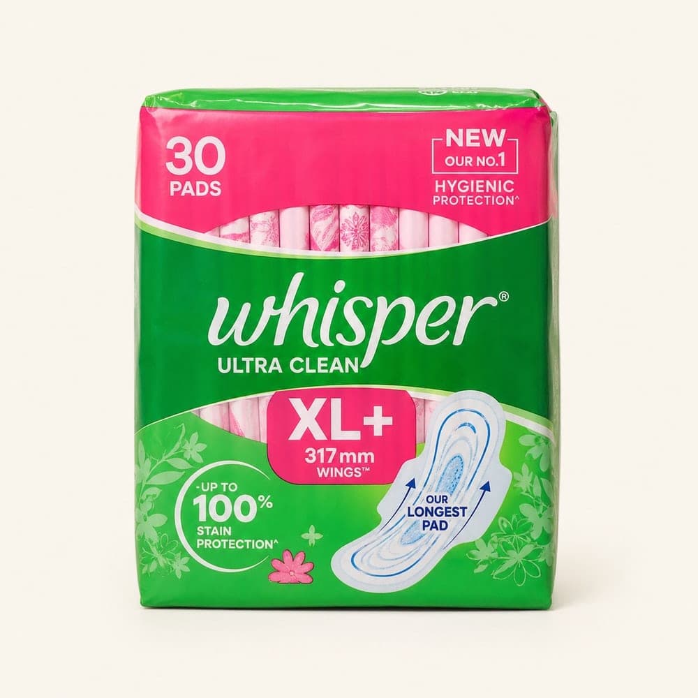 Whisper Ultra Clean XL+ (30 pcs)
